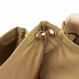 Dior Patent Leather New Lock Flap Bag - Leather - Yellow