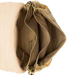 Dior Patent Leather New Lock Flap Bag - Leather - Yellow