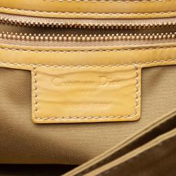 Dior Patent Leather New Lock Flap Bag - Leather - Yellow