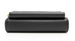 Dior Pebbled Leather Caro Double Pouch Crossbody - Leather - Blue