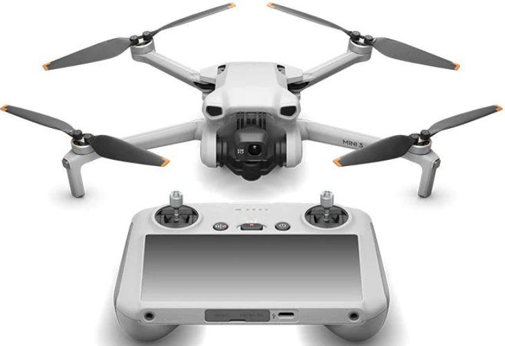 DJI Mini 3 Camera Drone (DJI RC) - White - Excellent