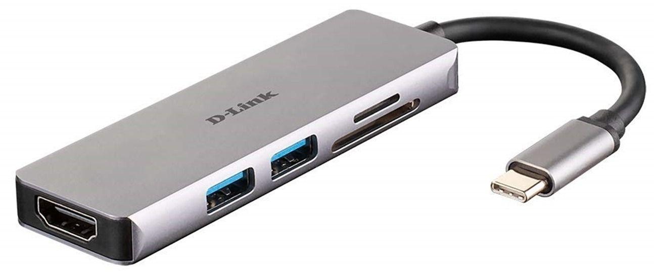 D-Link  DUB-M530-US Hub - Grey - Premium