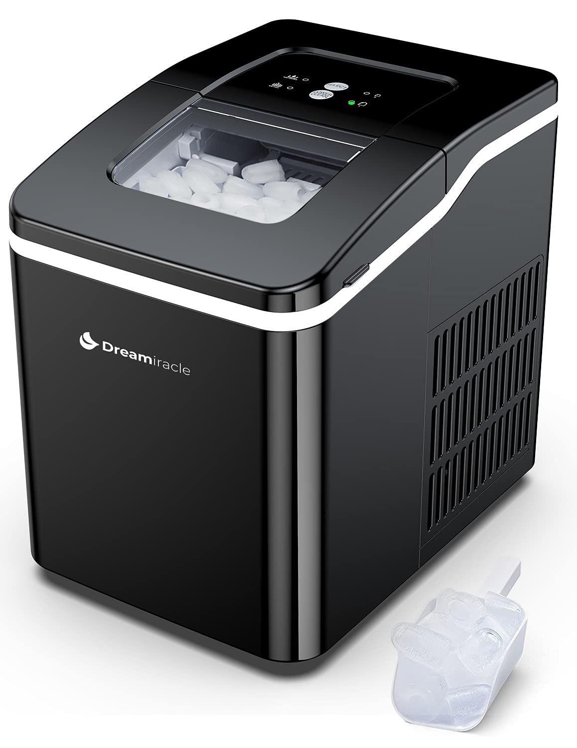 Dreamiracle Portable Ice Maker Machine - Black