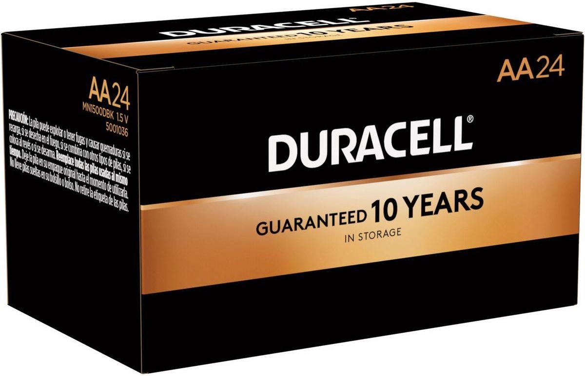 Duracell Coppertop Alkaline AA Batteries 24pk