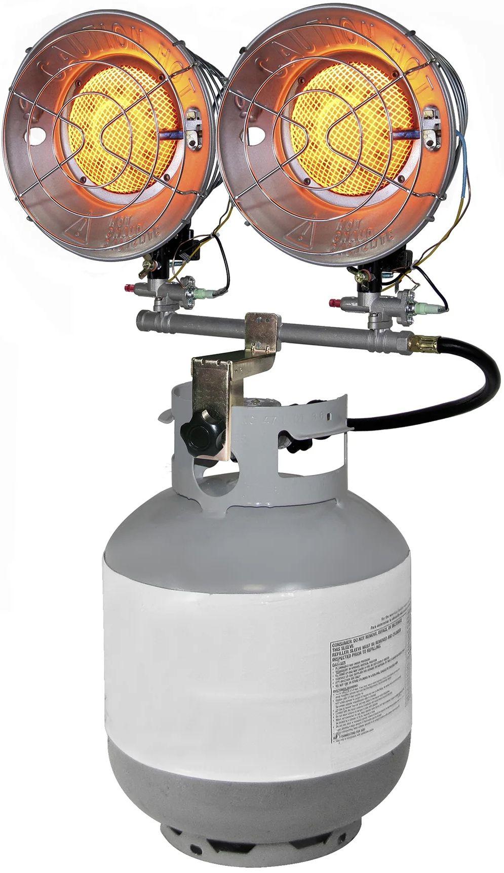 Dyna-Glo  TT30CDGP 30000 BTU LP Tank Top Heater - Silver - Excellent
