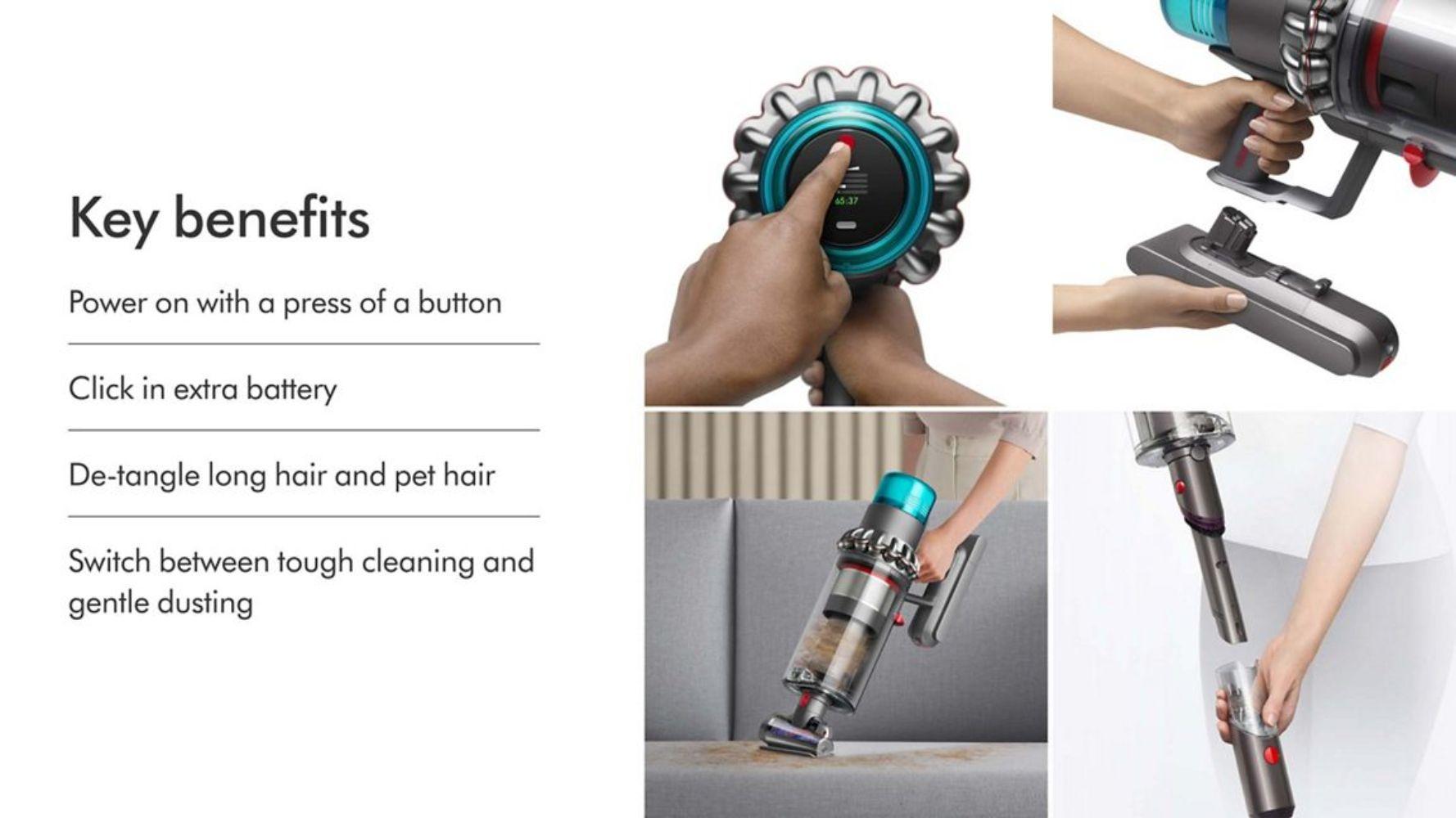 Refurbished Dyson Gen5outsize HEPA Cordless Vacuum Cleaner - Reebelo US