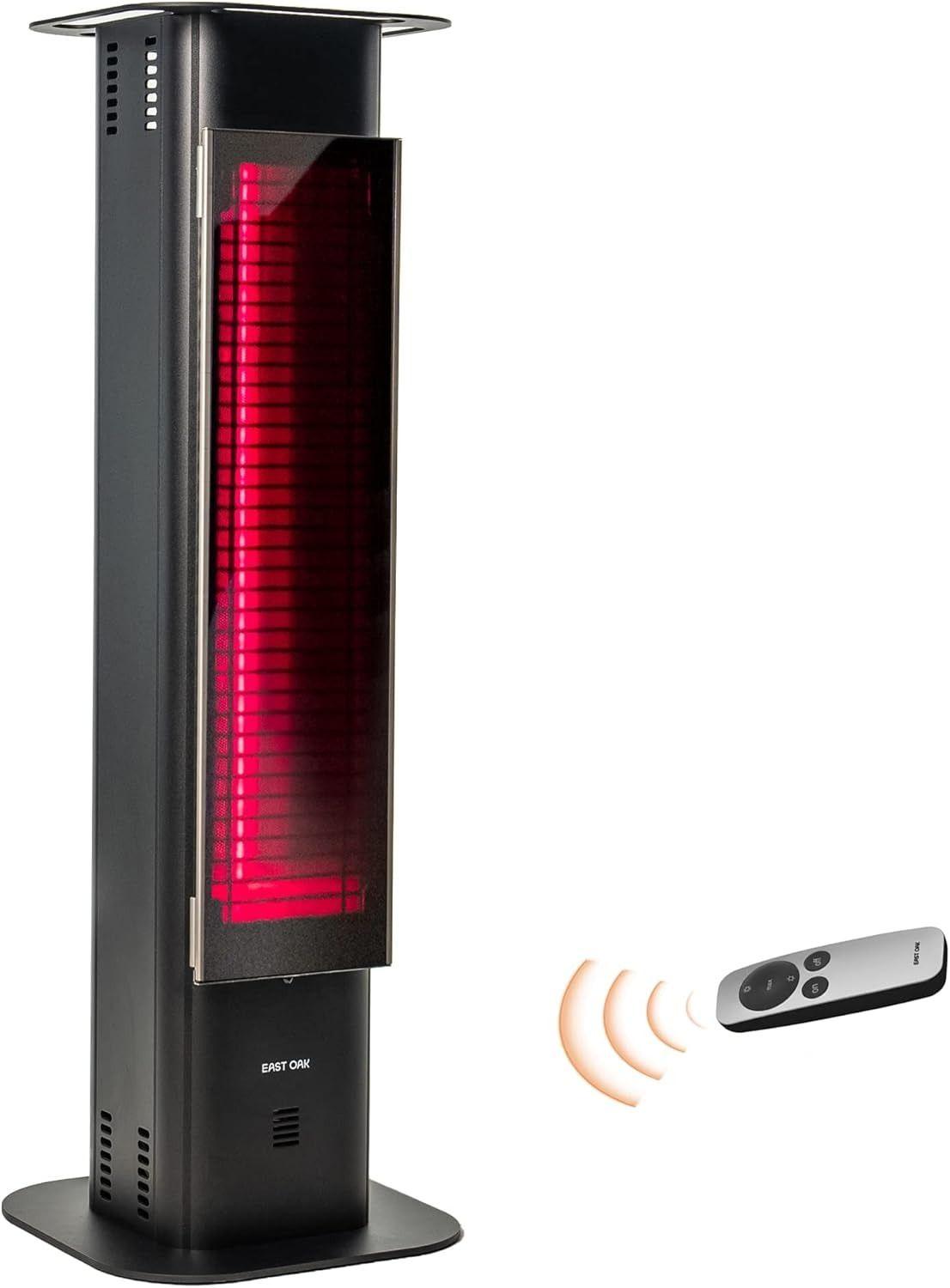 East Oak  1500W Infrared Electric Patio Heater  - Black - Excellent