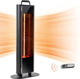 East Oak 1500W Patio Heater - Black