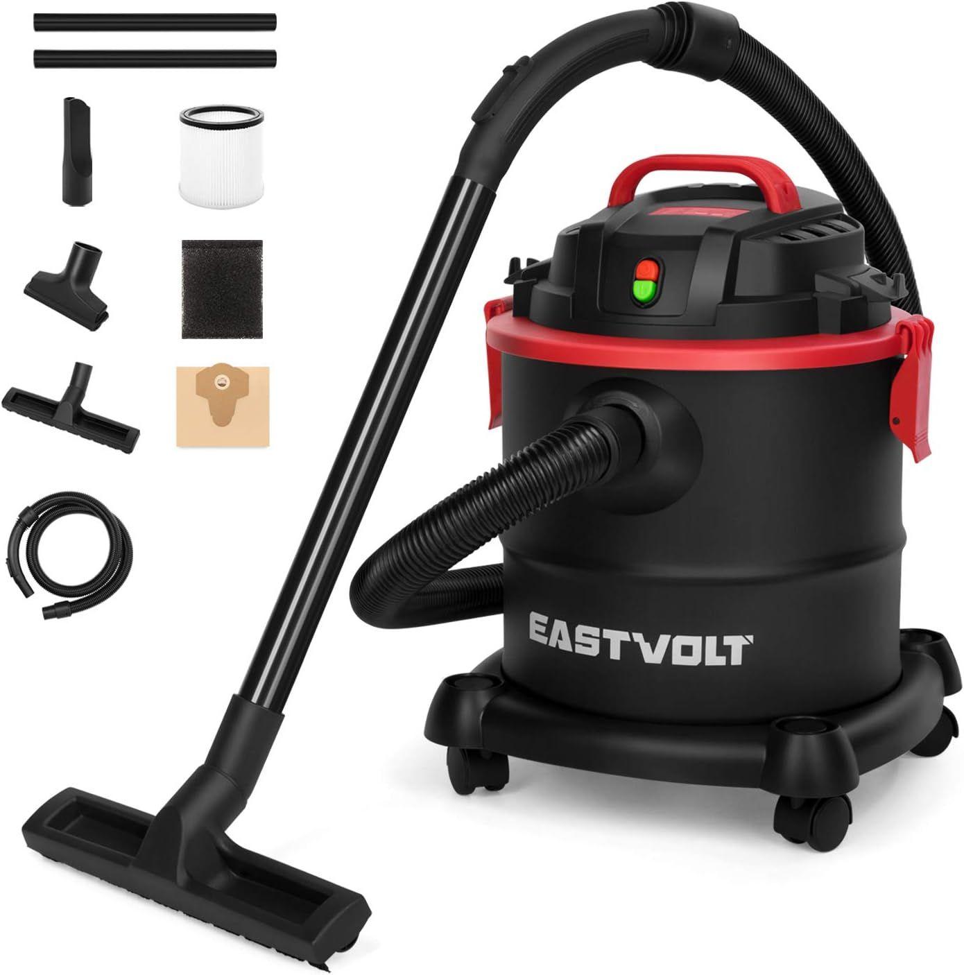 Eastvolt  Wet Dry Vacuum Cleaner K-411F - EVWDV01 - Black/Red - Excellent