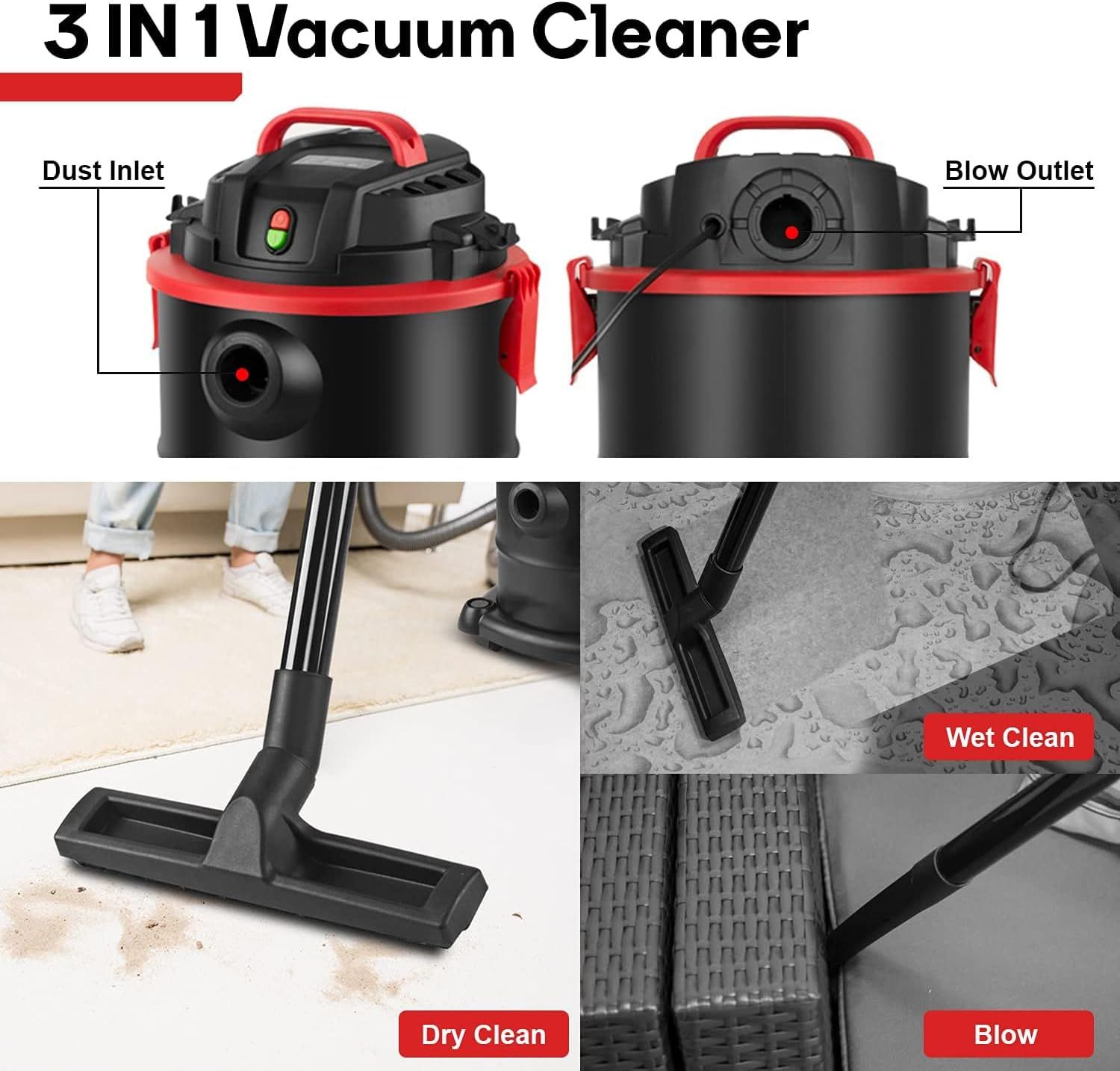Eastvolt Wet Dry Vacuum Cleaner K-411F - EVWDV01