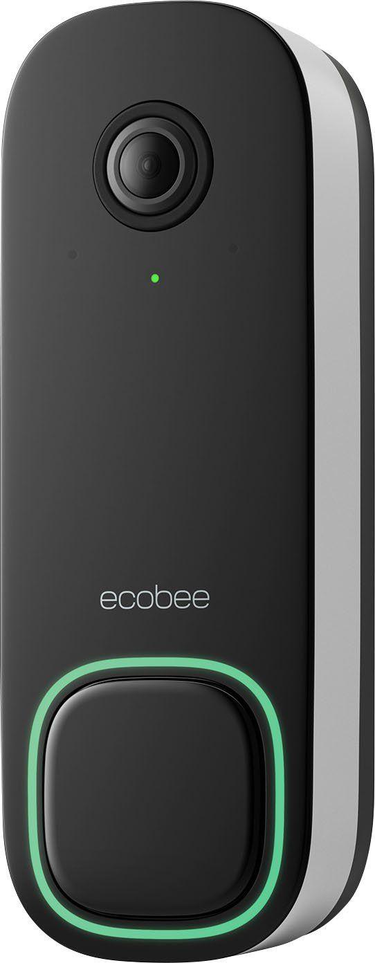Ecobee Smart Video Doorbell Camera (Wired) - Black