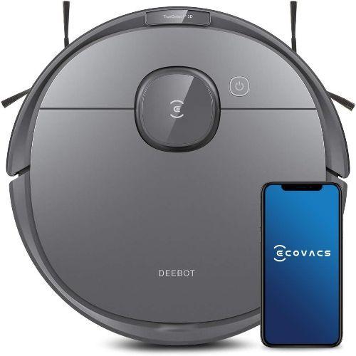 Ecovacs Deebot OZMO T8 AIVI Robot Vacuum Mop - Gray