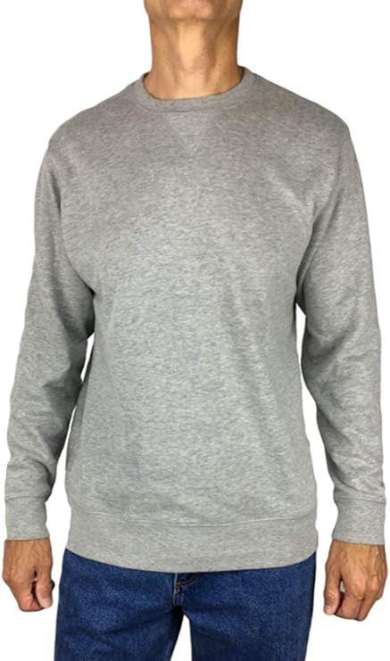 Eddie Bauer  Men's Long Sleeve Sweatshirt L - Heather Ash - Brand New