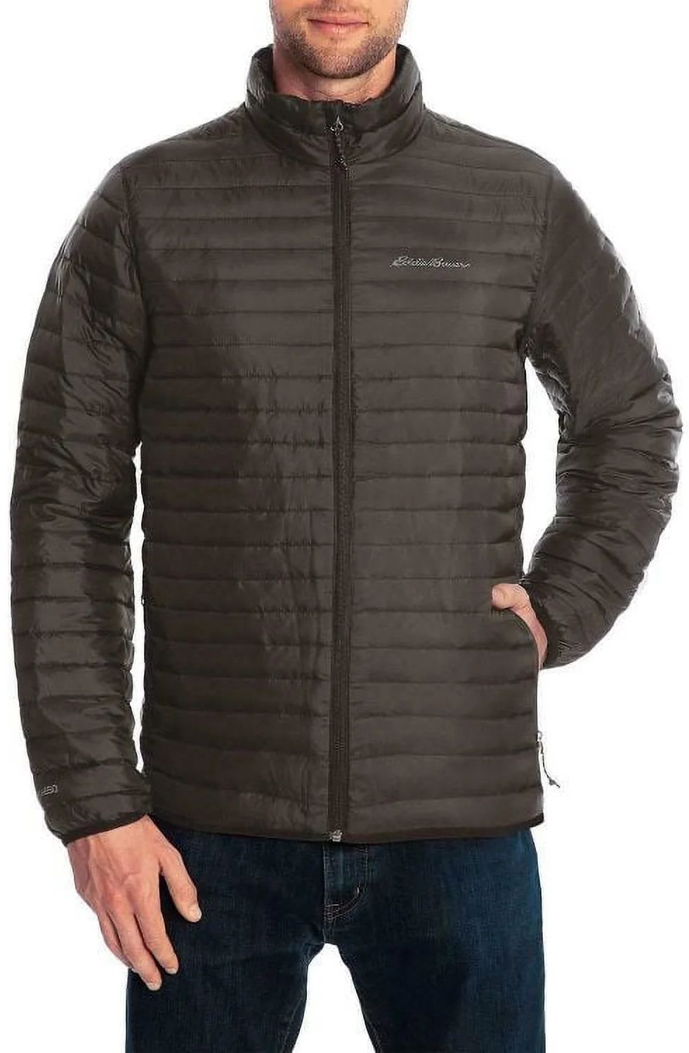 Eddie Bauer Men's Packable Microlight Down Jacket XL - Smoke