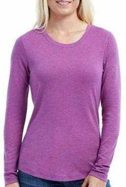 Eddie Bauer Women's Long Sleeve Top M - Violet