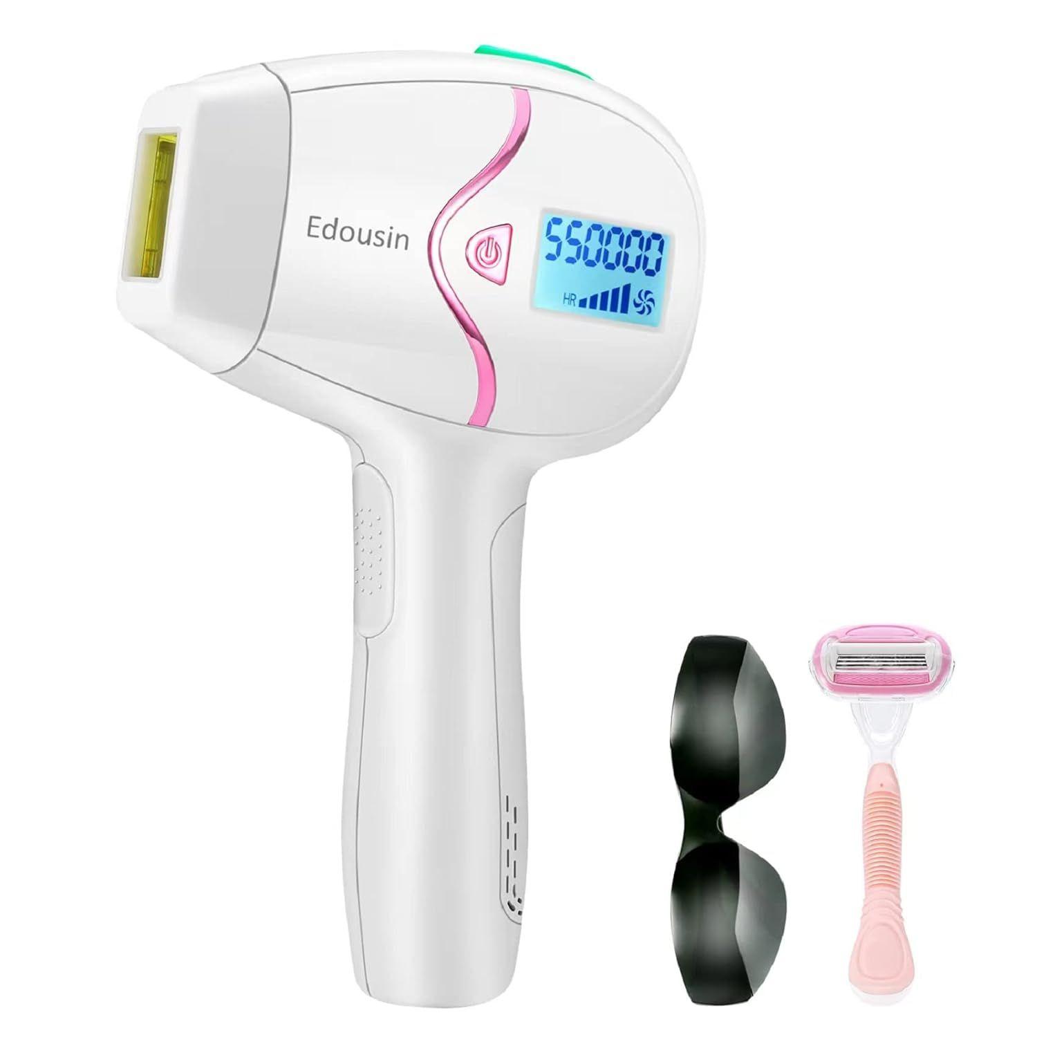 Edousin D-1130 Laser Hair Permanent Remover - White
