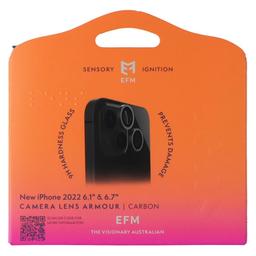 EFM Camera Lens Armour for iPhone 14 / 14 Plus - Carbon