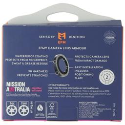EFM Camera Lens Armour for iPhone 14 / 14 Plus - Carbon