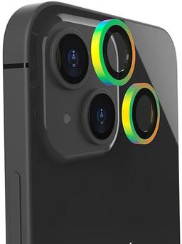 EFM Camera Lens Armour for iPhone 14 / 14 Plus - Rainbow