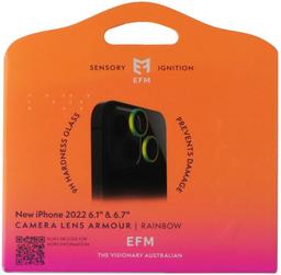 EFM Camera Lens Armour for iPhone 14 / 14 Plus - Rainbow