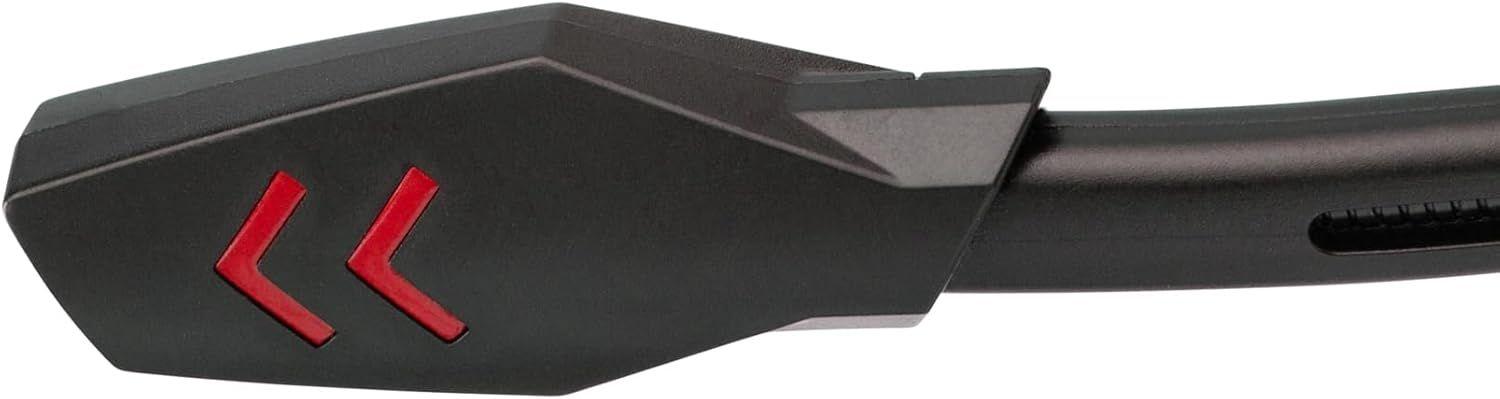 Egghead Skylab Over Ear Wired Gaming Headset - Black/Red