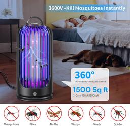 Elechome Bug Zapper - Black/Purple