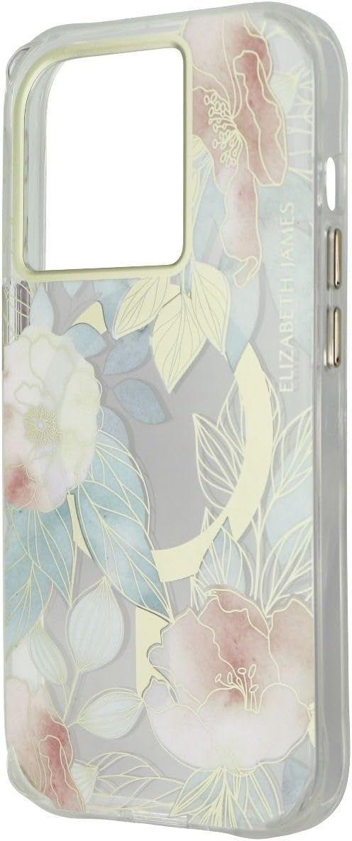 Elizabeth James Phone Case with MagSafe for iPhone 14/13 - Blooms in Bordeaux