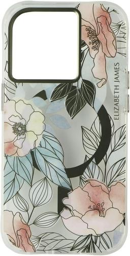 Elizabeth James Phone Case with MagSafe for iPhone 14/13 - Blooms in Bordeaux