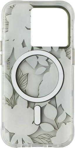 Elizabeth James Phone Case with MagSafe for iPhone 14/13 - Blooms in Bordeaux