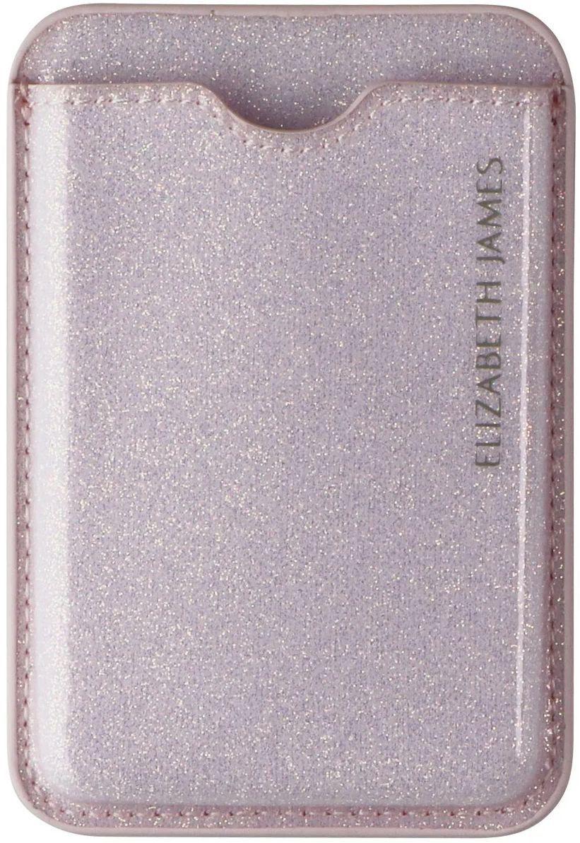 Elizabeth James  Magnetic Card Holder with MagSafe - Blush Glitter - Excellent