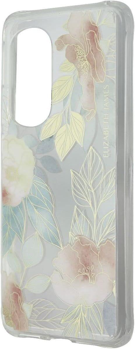 Elizabeth James  Phone Case for Motorola Edge (2022) - Blooms in Bordeaux - Premium