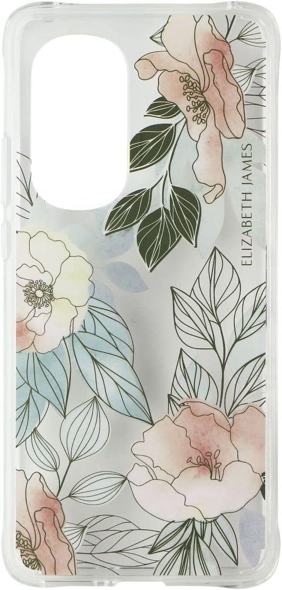 Elizabeth James Phone Case for Motorola Edge (2022) - Blooms in Bordeaux