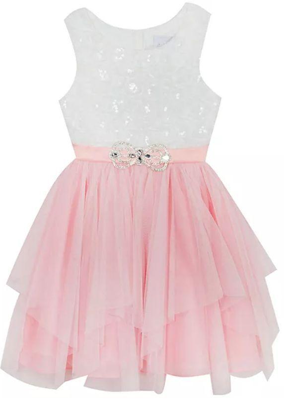 Emily Rose  Girl's Dress 10 - Blush - Brand New