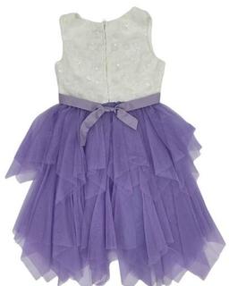 Emily Rose Girl's Dress 10 - Lilac