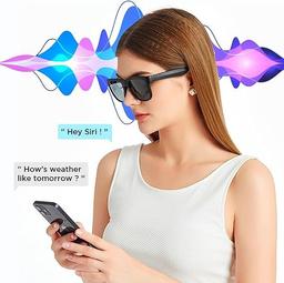 Enzemit GS01 Smart Bluetooth Audio Sunglasses - Black