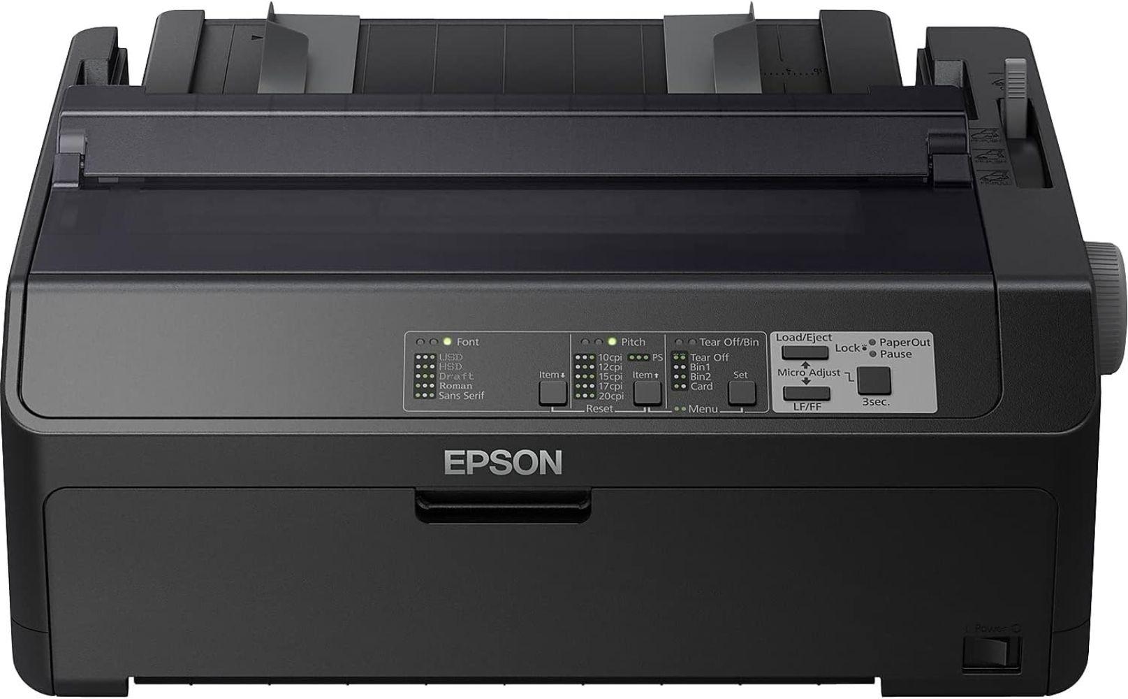 Epson  FX-890II N Network Impact Dot Matrix Printer - Black - Excellent