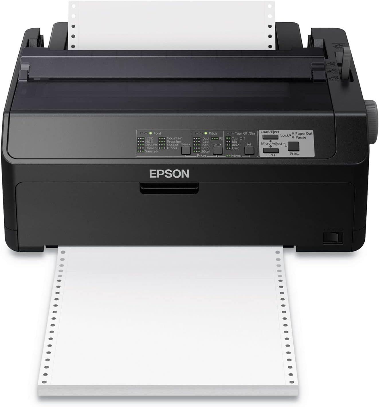 Epson  LQ-590II Impact Dot Matrix Printer - Black - Excellent
