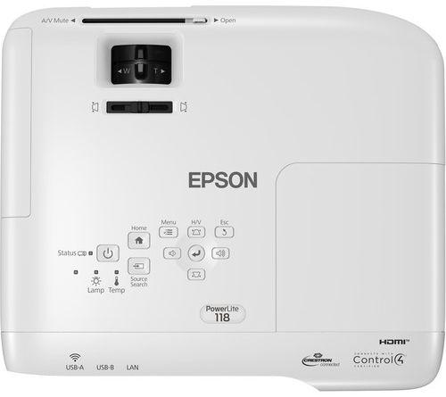 Epson PowerLite 118 3800-Lumen LCD Projector - White