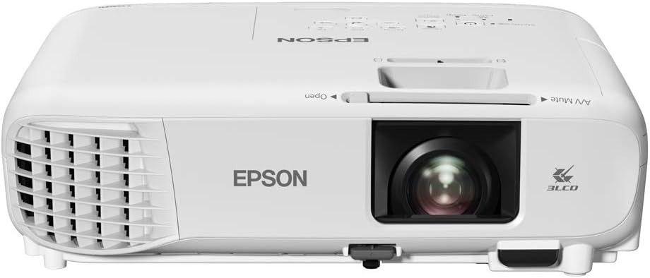 Epson  PowerLite W49 WXGA 3LCD Classroom Projector - White - Excellent