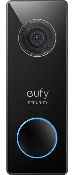 Eufy T8202 Security Wired 2K Video Doorbell - White