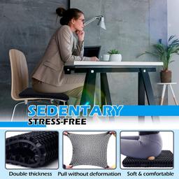 Evnoste Gel Seat Cushion (L) - Black