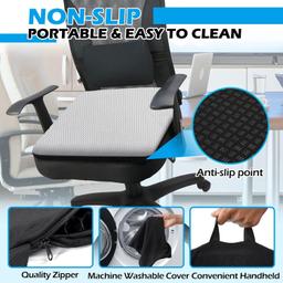 Evnoste Gel Seat Cushion (L) - Black