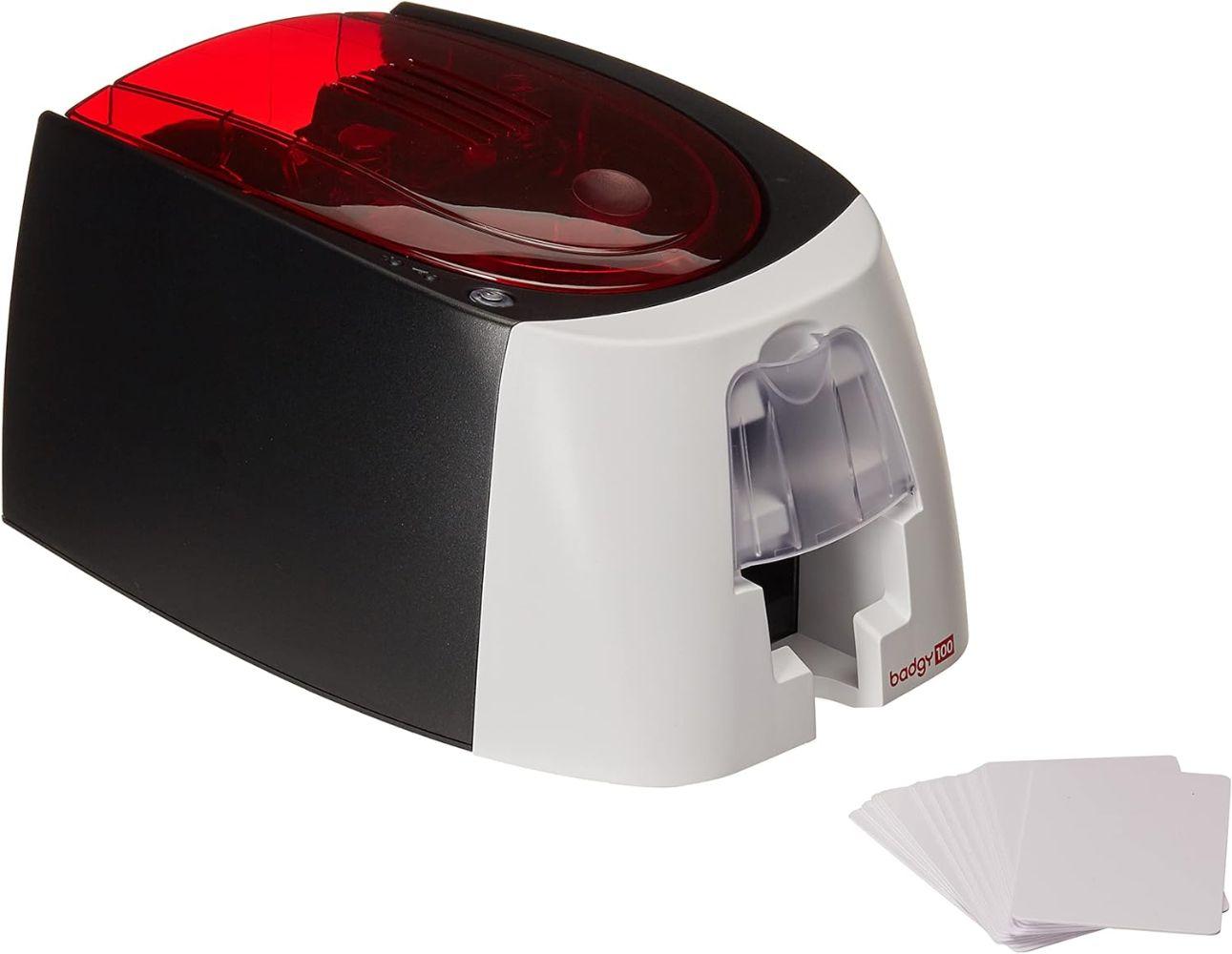 Evolis  Badgy100 Color Plastic Card Printer - Black - Excellent