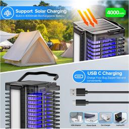 Evolpol Wireless Solar Bug Zapper SOBZ-01 - Gray