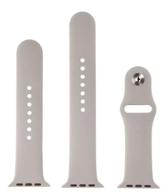 Fantek  Silicone Watch Band for Apple Watch 42mm - Light Gray - Excellent