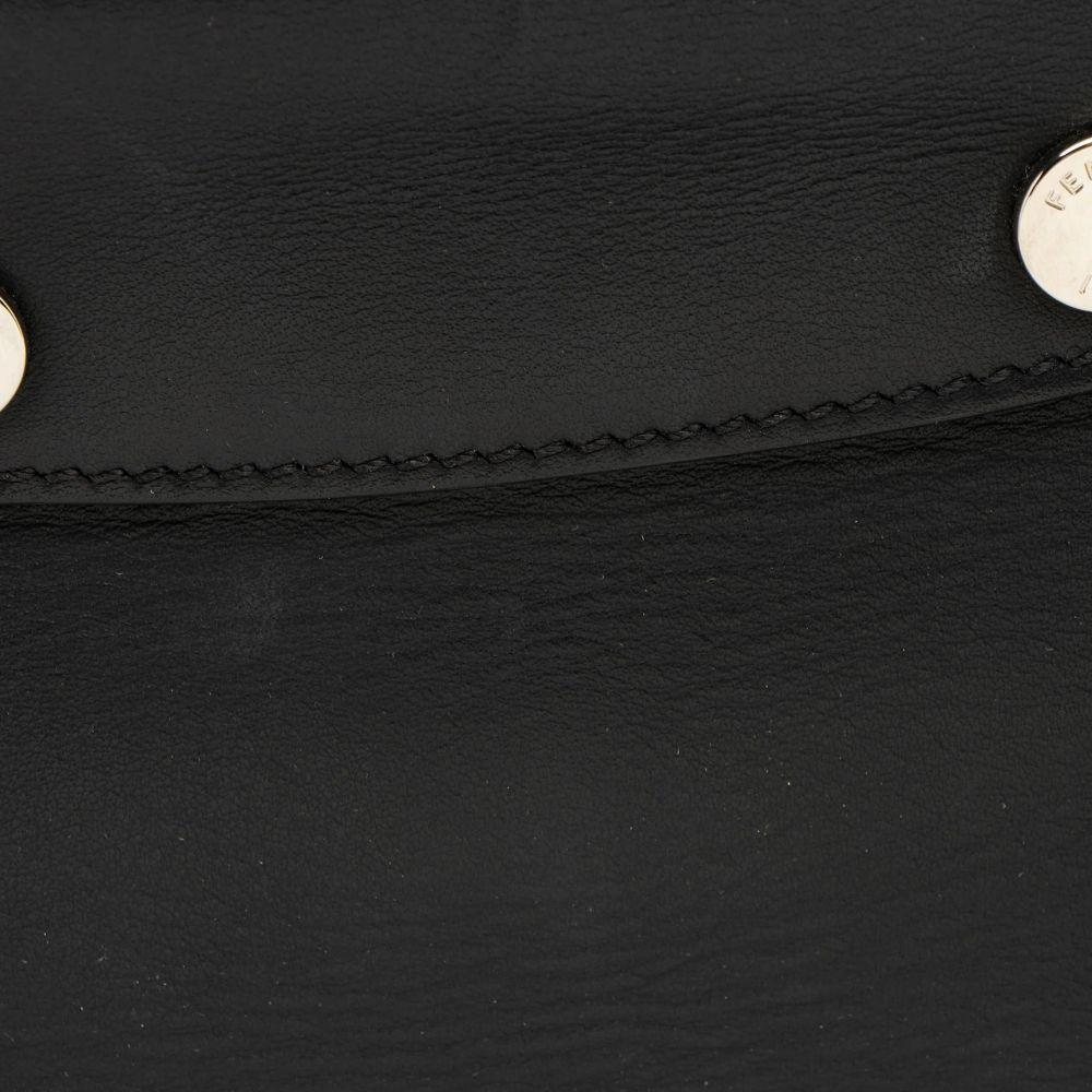 Fendi Leather Back To School Backpack - Leather - Black