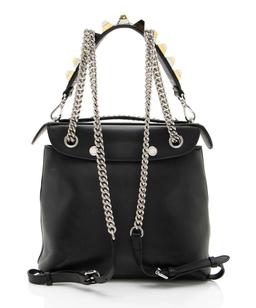 Fendi Leather Back To School Backpack - Leather - Black