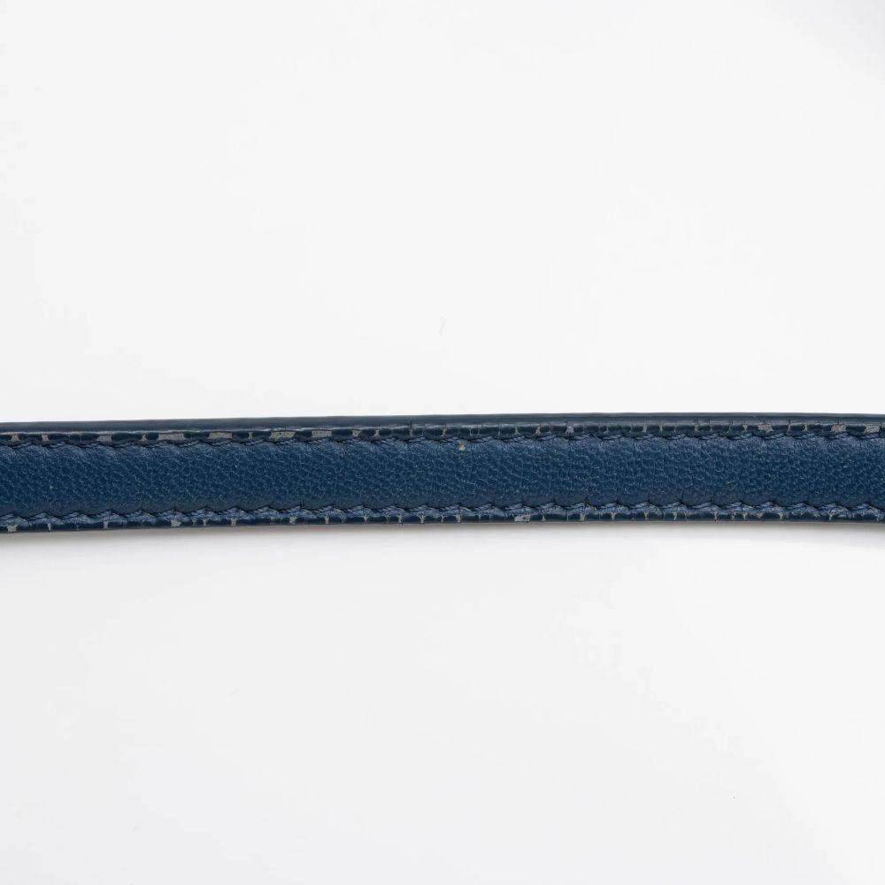 Fendi Leather Be Baguette Shoulder Bag - Leather - Blue