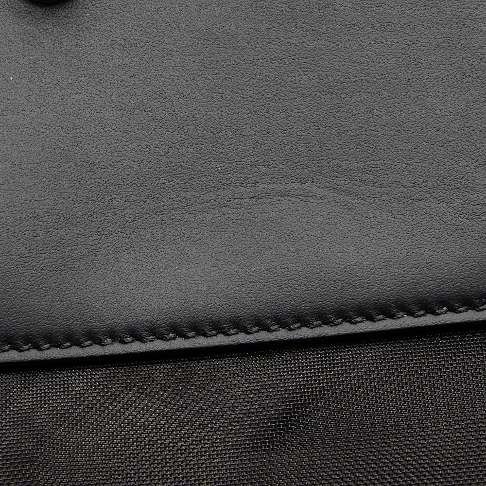 Fendi Mesh Karligraphy Duffle - Leather - Black