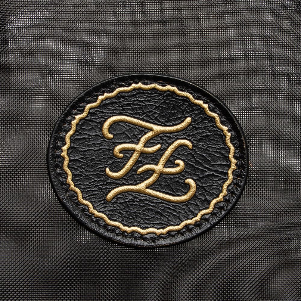 Fendi Mesh Karligraphy Duffle - Leather - Black